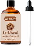 Sandalwood Essential Oil 30 mL - 100% Pure - Sandalwood Oil for Massage,Face, Skin & Diffuser 1 Oz