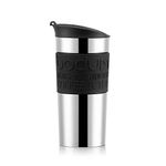 Bodum 11068-01 Vacuum Travel Mug, 0.35 L - Small, Black, S (Pack of 1)