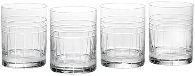 Reed & Barton Tempo Double Old Fashion Glasses, Set of 4