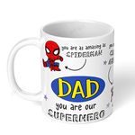 Akipi The Great Indian Mother Father Mug (Superhero Dad)