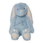 Manhattan Toy River The Blue & Light Apricot Snuggle Bunnies 12" Stuffed Animal with Embroidered Accents