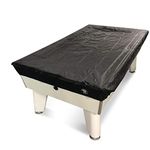 Jonny 8 Ball 7ft Fitted Nylon Snooker Pool Table Cover - For 7 Foot Tables (Black)