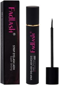 Eyelash Glue for False Lashes Super Strong Hold Eyelash Adhesive Black Lash Glue for False Lashes Waterproof Strip Lash Adhesive Professional