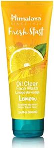 Himalaya Fresh Start Oil Clear Lemon Face Wash, Daily Facial Cleanser for Clean, Soft, Healthy-Looking, Hydrated Skin, Non-Drying for All Skin Types, 3.38 oz