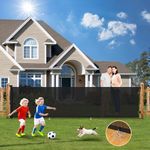 178" Retractable Baby Gate Extra Wide, 34" Tall Mesh Baby Gate, Retractable Safety Gate for Doorways, Stairs, Hallways, Indoor and Outdoor