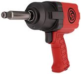 Chicago Pneumatic CP7741-2 Air Impact Wrench (1/2 Inch), 2 Inch Ext Anvil, Air Impact Gun Industrial Repair & Assembly Tool, Pistol Handle, Twin Hammer, Max Torque Output 715 ft. lbf/970 Nm, 10000 RPM