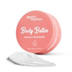 Earth Rhythm Honey and Shea Body Butter | Long Lasting Moisturization, Plumps, Smoothens | Men & Women - 150gm