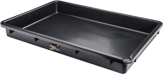 ViGOR V5488 Bac polyvalent I 80 x 52 x 10 cm Grand bac de rétention résistant aux bases et aux acides d'un volume de 50l pour une utilisation universelle