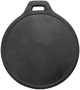 PRAGANIYA COOKWARES TAWA Cast Iron Dosa/Dosa kallu 10 inch Pre-Seasoned Black