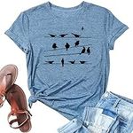 Bird Animal T Shirts for Women Summ