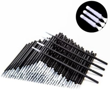 i-Laesh 200pcs Micro Brushes - Precision Microswabs for Eyelash Extensions, Lash Mascara Applicators - Ideal for Eye, Dental, Lashes, Brows, Personal Care - Black (Replacement - Pro Grip)