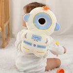HGTC Baby Head Protector Backpack -Soft & Lightweight Pads - Prevents Bebes Backward Fall Astronauts Plush Stuffed