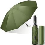 Beneunder Green 10K Umbrella - Compact, Durable, and Waterproof for Rain and Wind