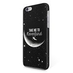 Take Me To Neverland Tumblr Moon Peter Pan Quote Hard Plastic iPhone 6 / iPhone 6S Phone Case Cover