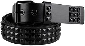 RUILAIBO Studded Belt Metal Punk Ro