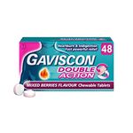 Gaviscon Double Action Tabs Heartburn Indigestion Mixed Berry 48s