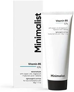 Minimalist 10% Vitamin B5 Gel Face Moisturizer For Oily & Acne Prone Skin | Oil-free | Fast Absorbing Lightweight Winter Cream For Women & Men | Non sticky | Fragrance Free | 1.7 Fl Oz (Pack Of 1)