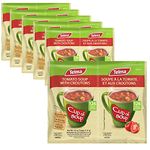 Telma Tomato Soup with Croutons - Packaged Instant Soups - Instant Packet Soup Cup - 2 x 31g (6-Pack)