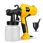 dhruheer Electric HVLP Paint Spray Gun 450W - Portable Painting/Spraying Machine -Fast Air Painting Tool