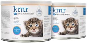 PetAg KMR Kitten Milk Replacer Powder - 6 oz, Pack of 2 - Powdered Kitten Formula with Prebiotics, Probiotics & Vitamins for Kittens Newborn to Six Weeks Old - Easy to Digest