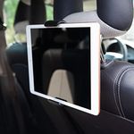 Car Tablet Holder Headrest Mount Stand Cradle Compatible with Kindle Fire 7 HD 8 10, Samsung Tab, iPad 10.2 Pro 9.7 10.5 12.9, iPad Air Mini 2 3 4, Nintendo Switch, IdeaPad, Lenovo Yoga Tablet