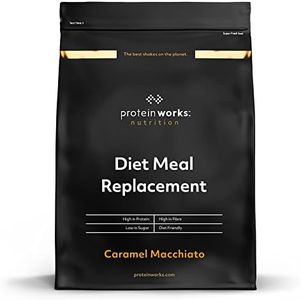 THE PROTEIN WORKS Complete Meal Replacement Shake | Nutrient Dense | Immunity Boosting Vitamins, Affordable | Healthy & Quick Diet Meal | Caramel Macchiato | 1 kg