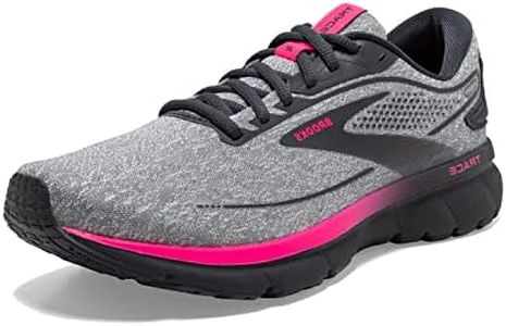 Brooks Women’s Trace 2 Neutral Running Shoe - Oyster/Ebony/Pink - 9