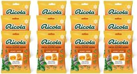 Ricola Honey Herb Cough Suppressant Throat Drops | Naturally Soothing Long-Lasting Relief - 24 Count (Pack of 12) Bags