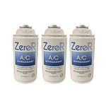 ZeroR® AC Refrigerant | R134a Replacement | 3 6oz Cans for AC Recharging