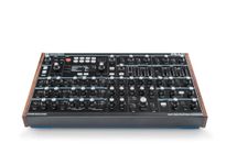 Novation Peak 8-Voice Desktop Polyphonic Synthesiser with 2 LFOs per voice, 16-slot modulation matrix, 3 analogue distortion points, and digital effects.