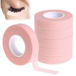 Eyelash Tape,6 Pcs Lash Tape for Eyelash Extension,Eyelash Tape for Lash Extensions 6M, Eyeliner Tape for Comfortable and Easy to Tear,Eye Tape for Eyelash Extension Accessories(Pink)