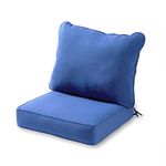 Greendale Home Fashions AZ7820-MARINE Blue Outdoor 2-Piece Deep Seat Cushion Set