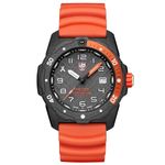 Luminox Rubber Bear Grylls Date Analog Dial Color Black Men Watch - Xb.3729.Ngu, Orange Band