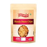 OKHLI MUSAL BRAND Potato Chips Snacks | Alu Batata Chips Potato Chip | Winter Snacks | Hot Chips | Potato Chips Spicy Andhra Snacks Winter Sacks Potato Chips Sprinkled Red Chilli,Salt-850g*1Pack