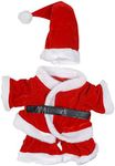 Santa Claus Outfit Fits Most 8"-10" Webkinz, Shining Star and 8"-10" Make Your Own Stuffed Animals and Build-A-Bear