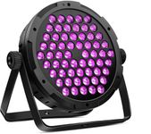 JALWO RGB 36 LED DJ Par Lights Uplights with Activated Remote Wireless Control Dynamic Color Changing Effect for Stage Light, Disco Light, Wedding, Birthday Party, Live Stage Lighting