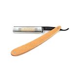 DOVO Black Star Straight Razor Brown Pakkawood Handle 5/8'