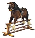 SALE SALE WHILE STOCK LAST "Shire Horse in BAY colour" Handmade Rocking Horse MARS IV Cheval à bascule MJmark