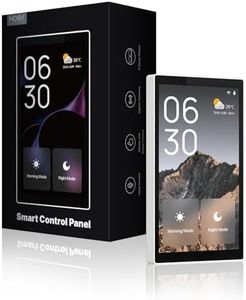 MOES Smart Home Touchscreen Control(1-Switch Panel), In-wall Smart Panel with Alexa Built-in, Compatible with Smart Life devices, Manage and Control Home Devices and Scenes with Touch and Voice