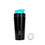 WISELIFE Steel Shaker - 750 ML | Premium Stainless Steel | 100% Leakproof | Wide Mouth, Lightweight and Easy to Carry Steel Shaker (Black, Pack of 1)