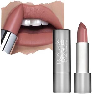 Runway Rogue 90s Vibe Lipstick, Moisturizing Matte Nude/Light-Rose Lipstick, ‘Booked Out’