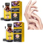 Bee Venom Fast-Acting Anti-Fungal Nail for Toes and Fingers, Softening, Thickening, And Brightening Nail Care Solution 15ml (2PCS)