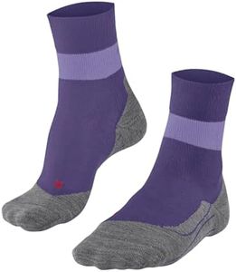 FALKE Women's Compression Running Socks, Amethyst, 9.5-10.5