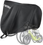 Favoto Bike Cover Outdoor Storage - Waterproof Bicycle Cover for 3 Bikes Sun Rain Dust Wind Proof Heavy Duty with Storage Bag Bike Tarp for Mountain, Road & Electric Bikes
