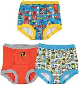 Disney Baby Pixar Potty Training Pants with Cars, Toy Story, Nemo & More with Chart & Stickers in Sizes 2t, 3t and 4t, 3-Pack, 4 Years