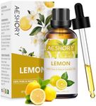 AESHORY Lemon Essential Oil 100ml, 100% Pure Natural Lemon Oil for Diffuser, Humidifier, Aromatherapy, Home Cleaning, Air Freshen, Soap & Candle Making
