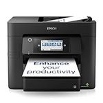 Epson WorkForce WF-4830 All-in-One Wireless Colour Printer with Scanner, Copier, Fax, Ethernet, Wi-Fi Direct and ADF , Black