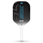 SLK Evo Power XL Pickleball Paddle | Featuring C6-Flex Power Fiberglass Pickleball Paddle Face with a Rev-Core Power Polymer Core | Designed in The USA | Blue