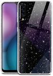 moex Sparky Case Compatible with Samsung Galaxy A50 / A30s Case with Glitter Effect, Transparent Silicone Mobile Phone Case, Thin, Girls Protective Case Ultra Slim - Crystal Clear