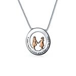 Bling Jewelry Friends Circle Necklaces